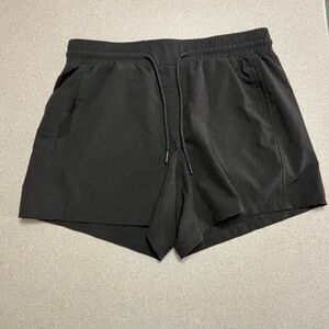 Avalanche Black Athletic Medium Women's Shorts